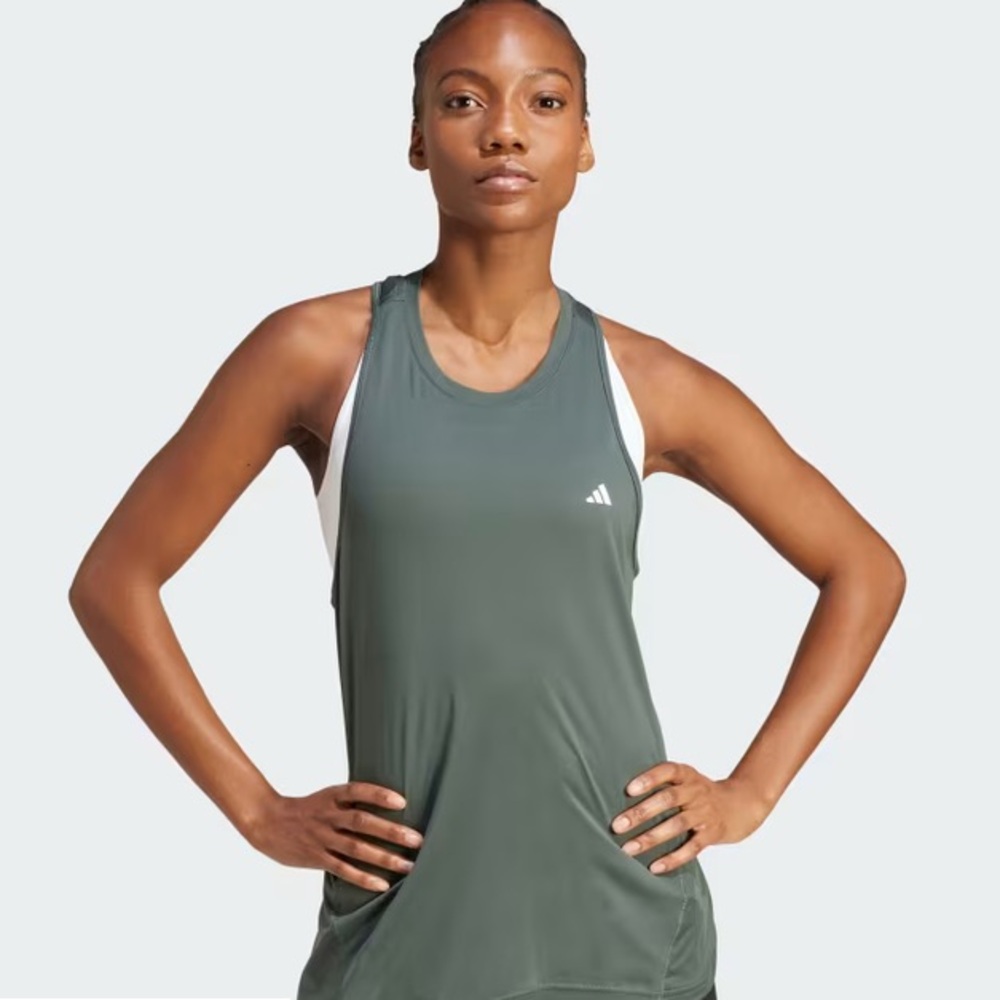 Adidas Training Tank Racerback Legend Ivy